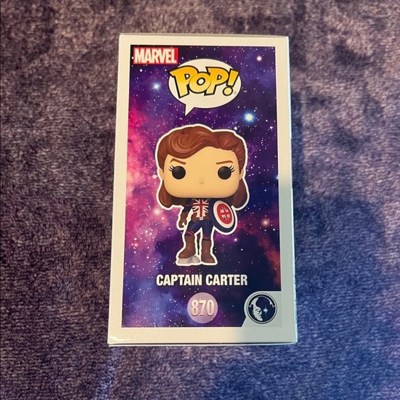 Captain Carter What If Funko Pop 870 Disney Marvel Season Two Agent Peggy Carter - Picture 3 of 5